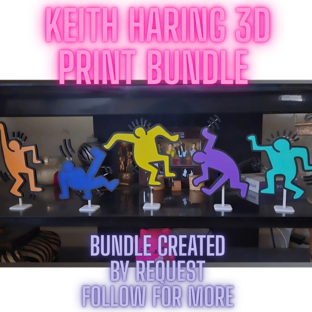 Keith Haring 3D Print Bundle